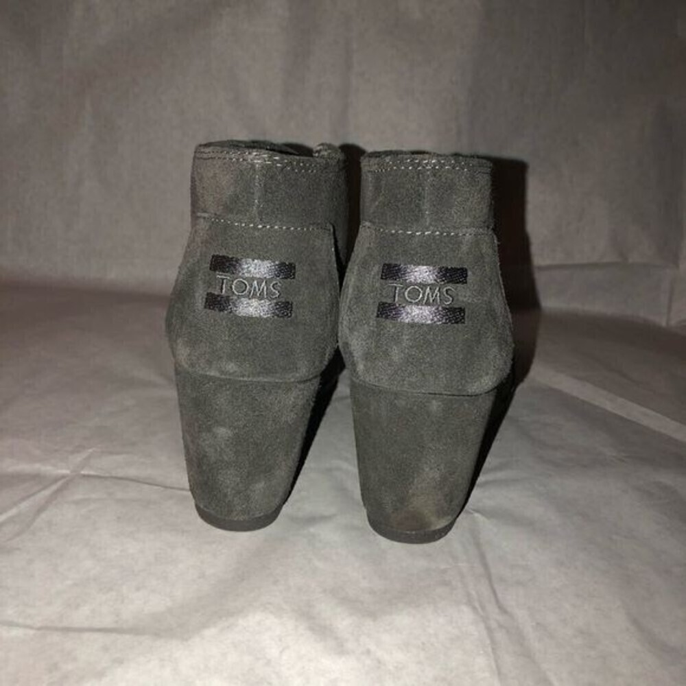 TOMS Leather Suede Booties - Picture 4 of 6